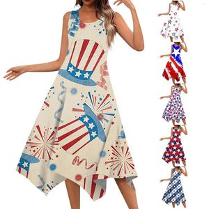 Casual Dresses Women's Printing Summer Dress Youthful Slim-Type Short Hleed Sundress Tank Elegant Beach Vestidos Cortos