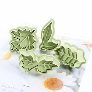 Backformen 4pcs/Set DIY Food -Werkzeuge Küchenkuchen Dekoration Keksschneider Fondantform Keksform Schimmel