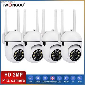 IP Cameras 2MP Home Wireless Indoor WiFi HD Camera 5G/2.4G Dual Band Night Vision Full Color Monitor Suitable for Infant Room Iwongou Cctv SystemC240412