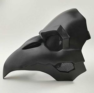 Crow Reaper Nevermore Skin Black Masks Reaper Plague Doctor Mask Birds Long Nose Punk Crow Retro Rock Cool OW PVC Type Punk Mask4749951