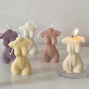 Narzędzia rzemieślnicze 3D Art Body Candle Forma Kobieta perfum tynkonowy Silikonowy zapach tworzenia woskowej formy
