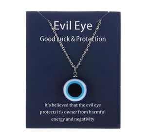 1PC Blue Glass Evil Eye Naszyjnik dla kobiet mężczyzn Turcja Lucky Naszyjnik Choker Jewelry Akcesoria 3257193