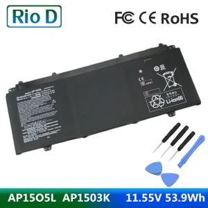 Батареи AP1505L AP15O5L AP1503K 11,55V 53,9WH Батарея ноутбука для Acer Aspire S 13 S5371 S537152JR S53717278 767P CB5312T CB5312T