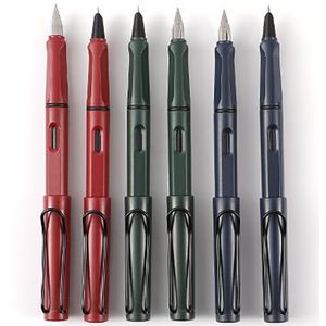 Student retro colored pens can replace ink cartridges office practice writing pens upright writing pens calligraphy pens TH48a