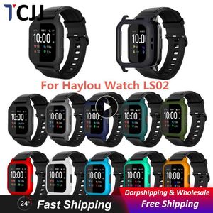 1 ~ 10pcs Odporne obudowy ochronne Smart Akcesoria Watch Etuph Watch Multicolor Anti-Drop Hard PC Shell dla Haylou LS02 Case