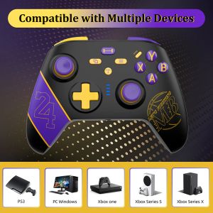 Gamepads Kablosuz Joystick Xbox One/Xbox One X/Xbox Serisi S/Xbox Serisi X/PC için Çıkarılabilir Çapraz Anahtar