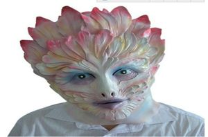 Çiçek Elf Lateks Maskesi Tam Yüz Cadılar Bayramı Seksi Kadın Maskeleri Masquerade Cosplay Fancyparty Costume Cosplay Props Yetişkin boyutu2075228