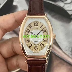 PP Luxury Watches Pateksphilipes часы Mens Watch Gondolo Series 18K Gold/Dynamic Manual Watch 32x42 мм бежевый диск 5098R-001 HB1G