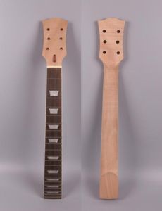Novo substituto do pescoço da guitarra elétrica 22 FRET 2475 polegadas mogno de madeira de pau -rosa para o parafuso da haste de truss de bastão no estilo6048651