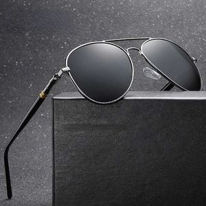 Sunglasses Luxury Mens Polarized Sunglasses Driving Sun Glasses for Men Women Brand Designer Male Vintage Black Pilot Sunglasses UV400 24412