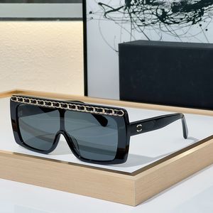 Damendesigner Mode Sonnenbrille Acetat großer Rahmen Metall übergroß