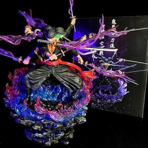 Fumetti eroi anime 40 cm anime un pezzo zoro figura wano onigashima 9 spade figurine figurina statue pvc modello decorazione da collezione decorazione da collezione regalo 240413