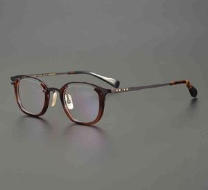 Os óculos de titânio puro fabricado à mão Masahiro com óculos de moda miopia quadro6566194