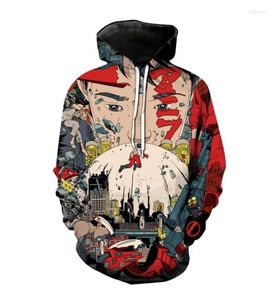 Men039s Hoodies Men039s Sweatshirts Trendy Akira 3D Tryckt Anime Cosplay Sweatshirt Men Women Casual mode överdimensionerade HO7208994