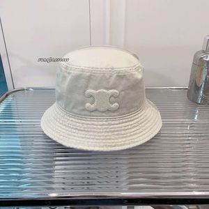 bucket hat men Designer Classic Embroidery Summer Sun Breathable Sunscreen Bucket Hat Trend