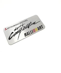 Acessórios de estilo de 1Car emblema de emblema adesivo Ralliart Racing Motorsport para Mitsubishi Lancer Pajero Outlander ASX Galant1946424