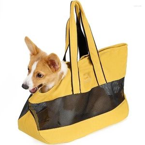 Cat Carriers Fashion Breathable Pet Bag Travel Outdoor Shoulder For Small Dogs Cats Portable Packaging Carrying Handbag