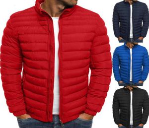 Mens Winter acolchoado Bubble Coat Epicky Warm Lightweight Parkas Jackets Plus Size Overconat Zipper Streetwear Cotton Suppher Jacket7449880