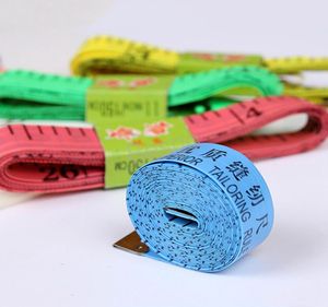 Sewing Tailor Measuring Ruler Home Body Tape Measures 150Cm Length Soft Ruler Tools Kids Cloth Ruler Tailoring Tape Measures BH4393617685