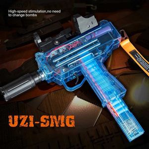 Gun Toys Novo Modelo de Gun Gun Gun Gun Gun Gun Model Uzi Toy Gun Gun Gun Gun Gun Gun Gun Gun Crianças e adultos Melhor presente YQ240413