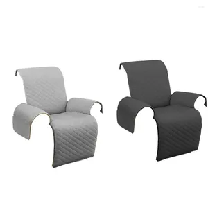 Sandalye kapakları yatar kapak ayarlanabilir su geçirmez el ofis mobilya koltukları enkaz evcil hayvan saç slipcovers açık gri l