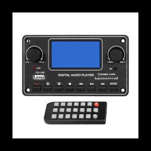 Amplifier TDM157 Bluetooth WAV MP3 Ljudavkodare USB TF Slot Card Board med fjärrkontrollljudspelare för bilhemförstärkare