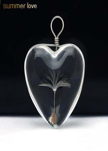 Maskros Glass Heart Shape Pendant For Halsband Crystal Glass Round Pendants Diy Jewelry Accessories Gift2025961