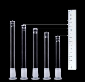 Rozproszony szklany bong zamiennik Downstem od 18 mm do 14 mm śliski pędny suwak dyfuzorowy 3 cale dla zlewki prosta rurka WAT5679493