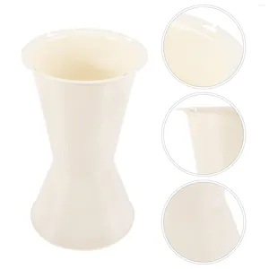 Decorative Flowers 10 Pcs Bucket Bouquet Bottom Stand Holder Packing Flower Acrylic Base Store Supplies Plastic Bracket Table