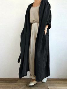 Trench Coat Long Sleeve Offener Stich