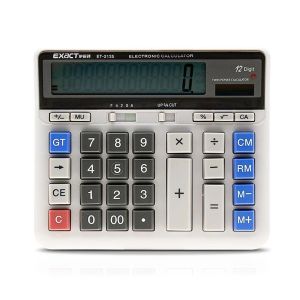 Calculators Large Computer Electronic Calculator Counter Solar & Battery Power 12 Digit Display Multifunctional Big Button for Business