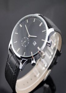 Popular Top Brand Watches Men Leather strap Date quartz wrist Watch Small dial can work AR369431065736
