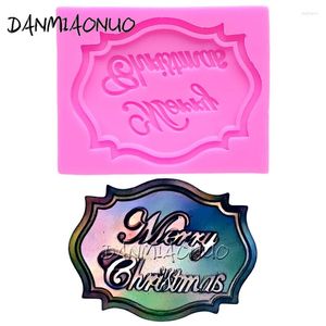 Stampi da forno Danmiaonuo A0281023 Merry Christmas Shape Fare Moules Muli Patisserie Silicone Taart Decoratie Tools Cookie