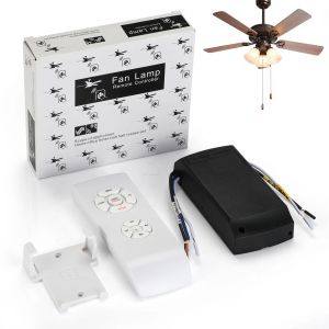 Consoles Qiachip Universal Ceiling Fan Lamp Remote Control Kit Ac 110240v Timing Control Switch Adjusted Wind Speed Transmitter Receiver