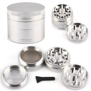 Kvarnare Herb Grinder 4 Piece 40mm Tobacco Kvarare med triangelskrapan Aluminiumlegering Material Valentines Day Gifts4509607