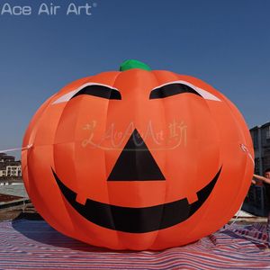 5 m (16,4 piedi) di lunghezza o personalizzata Halloween Numpkin gonfiabile di zucca gigante pop -up Pumpkin decorativa per eventi o promozione