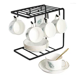 Kök förvaring kreativ dränering kopp hållare bordsartiklar vinglas hängande rack kaffekoppar muggar upp och ner rack 012