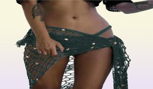 Women039s Swimwear Women Cotton Beachwear Bikini Beach Club Sexy Lace Cover Up Skirt Bathing Suit9124198