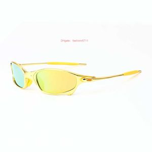 High quality Classic brand Rose Gold Frame Polarizing Designer Sunglasses X Metal Future Tech Style Outdoor sports Cycling Sunglasses