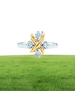 11 S925 Серебряная серебряная любовь Шестнадцать каменных колец женщины оригинальный логотип Fine Brand Romance Jewelry Birthday Gift Cluster4212185