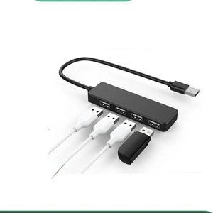 USB Hub 2.0 4 Ports Hub Ultra Slim Portable USB Splitter för Surface Pro Notebook PC Imac Pro MacBook Air Mac Mini/Pro