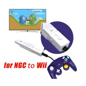 Tillbehör 1 Set Converter Adapter för GameCube NGC till Wii Controller Adapter Game Handle Ersättningar Tillbehör