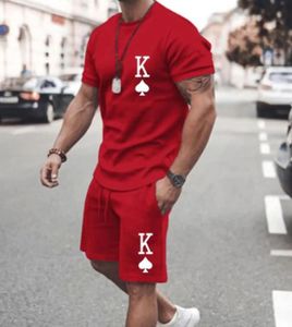 Mens Clothing Summer T Shirt Shorts Sets Male Mesh Streetwear Tracksuits Oversized Tshirts Suits Fashion Sportswear 240409