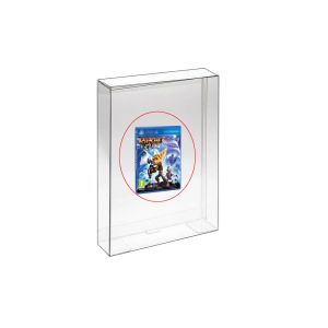 Клузы Ruitroliker 10pcs Box Protector Eleve для PS4 PS5 PS5 Game Steelbook Bluray Clear Pleas