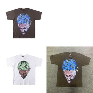 Camicie da uomo Rodman ritratto head flash diamond film alla moda di tendenza uomo e donna t-shirt t-shirt t-shirts vintage