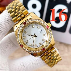 Nya populära klassiker Mens Quartz Watches Luxury 36/41mm Automatic Steel Luminous Waterproof Quartz Women Watch Couples Style Classic Wristwatches Montre de Luxe