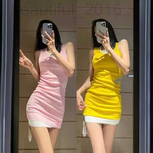 Основные повседневные платья Дизайнер Правильное издание ~ 2024SS Spring/Summer New Candy Cortrast Соответствует гонке