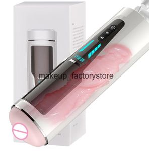 Masaj Penis Emme Güçlü Vibratör Elektrikli Erkek Mastürbatör Kupası Vibratör Gerçek 4D Yapay Vajina Kedi Seks Makinesi Sextoys F9966374