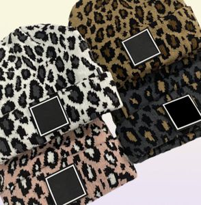 Designer Beanie Hat for Women Men Inverno Skullies Cappelli Unisex Ladies Calda Cappuccia Caspite Leopard Caps9243937