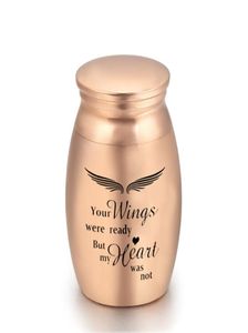 Small Keepsake Urns for Human Ashes Mini Cremation Urn Ashes Keepsake Memorial Ashes Holder Your Wings were Ready 25x16mm6426446